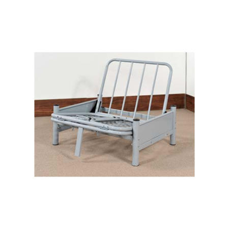 Humza Amani Aster 1 Seater Futon with Memory Foam Mattress - black mattress