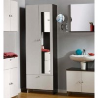 Parisot Anton 2 Door and 1 Drawer Large Cabinet with Mirror