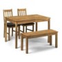 Julian Bowen Coxmoor Solid Oak Dining Bench