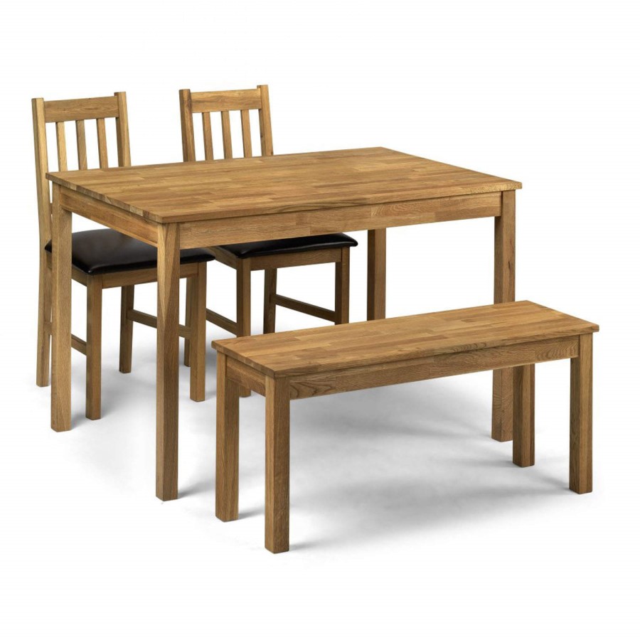 Julian Bowen Coxmoor Solid Oak Dining Bench