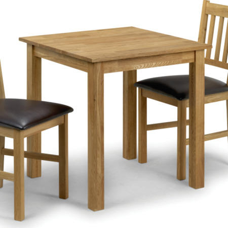 Julian Bowen Coxmoor Solid Oak Square Dining Table