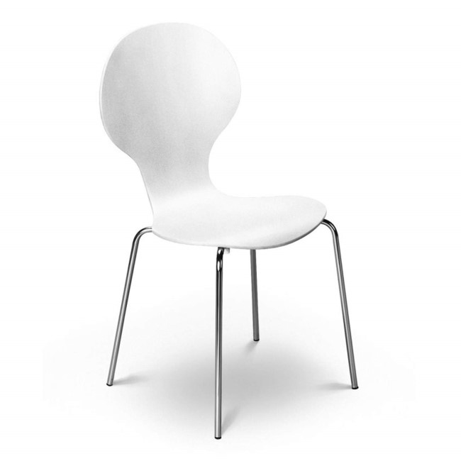Julian Bowen Keeler Chair in White