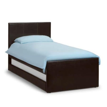 Julian Bowen Cosmo Upholstered Trundle Guest Bed Frame - Furniture123