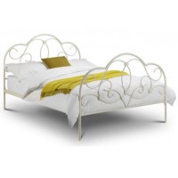 Julian Bowen Arabella Double Bed in Stone White