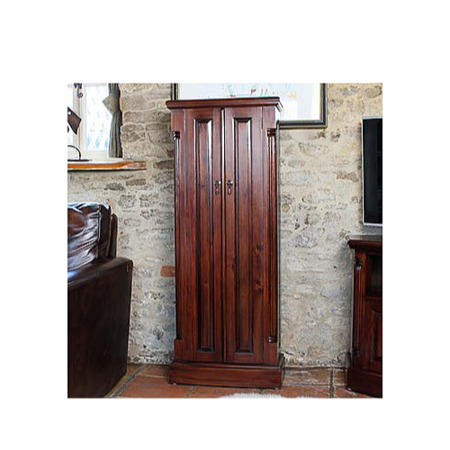 Baumhaus La Roque Solid Mahogany 2 Door CD and DVD Storage Unit