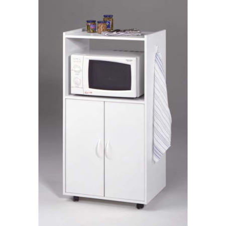 Parisot Quatro Small Mobile Kitchen Unit in White