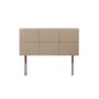 Relyon Contemporary Bed Fixing Headboard in Beige - single