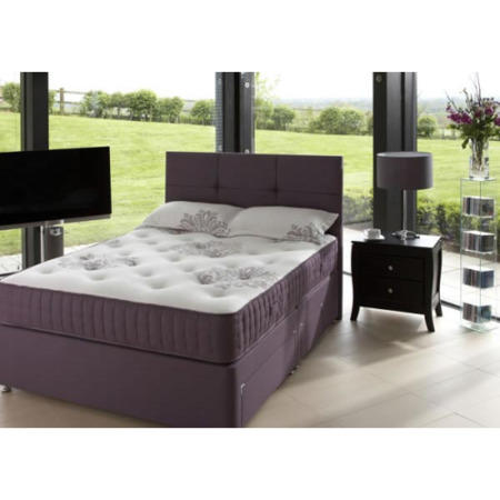 Relyon Contemporary Slim Headboard in Purple - single