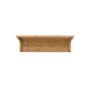Baumhaus Mobel Solid Oak Wall Coat Rack