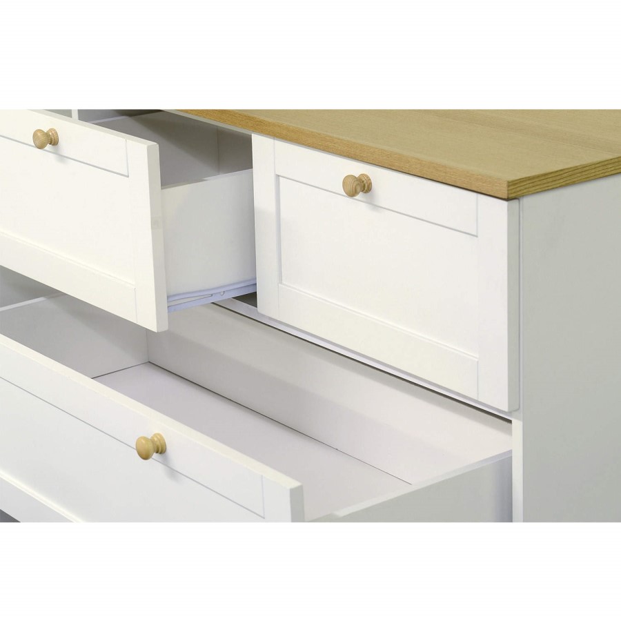 Seconique Arcadia Ash 3+2 Drawer Chest
