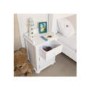 Baumhaus Nutkin Nursery White Solid Ash Bedside Table