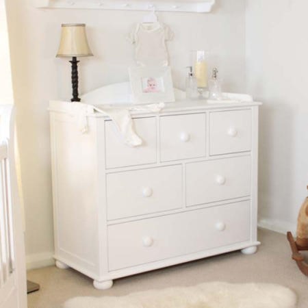 white chest of drawers nursery