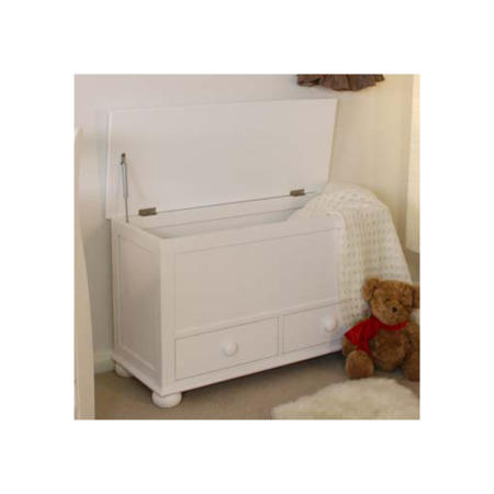 Baumhaus Nutkin Nursery White Solid Ash Toy Box