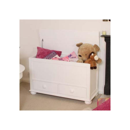 Baumhaus Nutkin Nursery White Solid Ash Toy Box