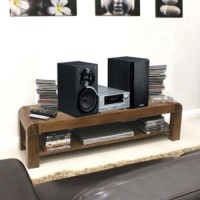 Baumhaus Shiro Solid Walnut Hifi Cabinet