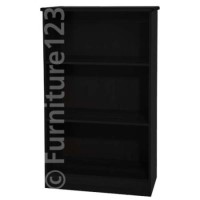 Welcome Furniture Hatherley 3 Shelf Bookcase in Black