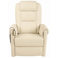 Relaxateeze Burley Recliner Armchair in Cream