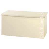 Welcome Furniture Hatherley High Gloss Blanket Box in Cream