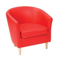 Restwell Clements Tub Chair in Red