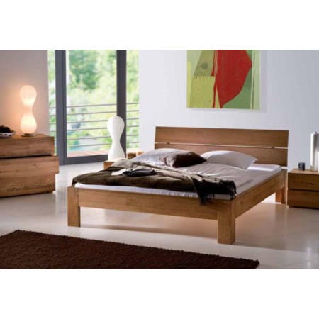 Hasena Talbot Solid Oak Bed Frame - continental double - Furniture123