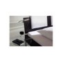 Hasena Bertos Solid Oak Bed Frame in Black - continental double