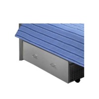Metal Under Bed Wheelie Bin Drawer in Aluminium - 