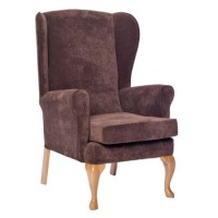 Icon Designs St Ives Fireside Armchair in Brown