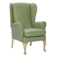 Icon Designs St Ives Fireside Armchair in Green