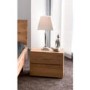 Tara Solid Oak 2 Drawer Bedside Table