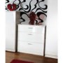 Welcome Furniture Emmeline High Gloss 3 Drawer Chest in White