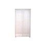 Mansa Solid Pine 2 Door 2 Drawer Wardrobe in White