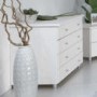 Mansa Solid Pine 32 Drawer Chest in White
