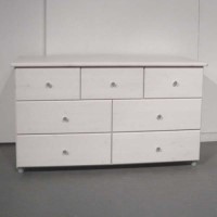 Oestergaard Mansa Solid Pine 43 Drawer Chest in White
