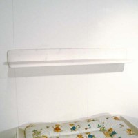 Oestergaard Mansa Solid Pine Wall Shelf in White