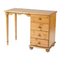 Oestergaard Dursley Solid Pine Single Pedestal Desk