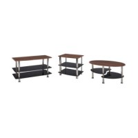 LPD Evolve Glass Living Room Furniture Set