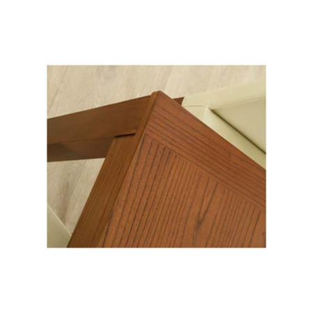 Zone Islar Solid Wood Rectangular Extending Dining Table
