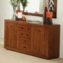 Islar Solid Wood 2 Door 6 Drawer Sideboard - 