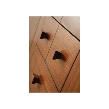 Islar Solid Wood 2 Door 6 Drawer Sideboard - 