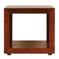 Islar Solid Wood Side Table - 