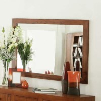 Zone Islar Solid Wood Wall Mirror