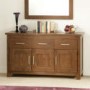 Zone Calza Oak 3 Door 3 Drawer Sideboard