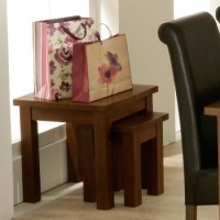Zone Calza Oak Square Nest of Tables