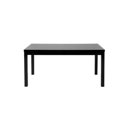 Zone Dazzle High Gloss Black Rectangular Dining Table