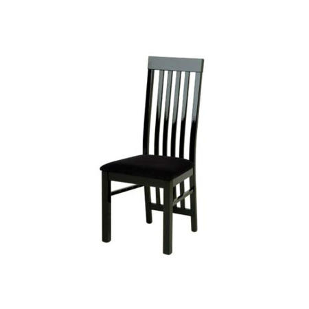 Zone Dazzle High Gloss Black Slat Back Dining Chair