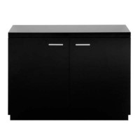Dazzle High Gloss Black 2 Door Sideboard - 