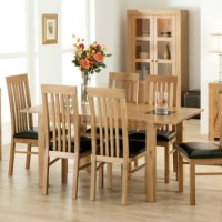 Acre Oak Rectangular Extending Dining Table - 
