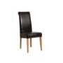 Acre Oak Upholstered Roll Back Dining Chair