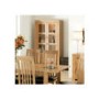 Acre Oak Glazed 2 Door Display Cabinet - 