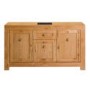 Acre Oak 3 Door 1 Drawer Sideboard - 